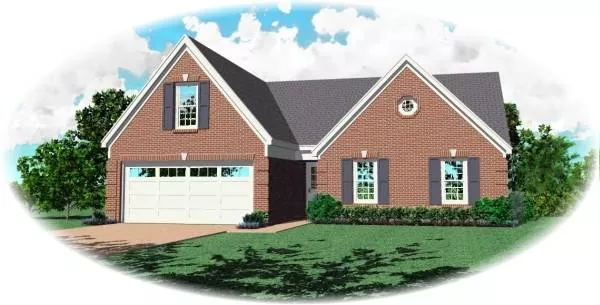 image of 1.5 story house plan 8118